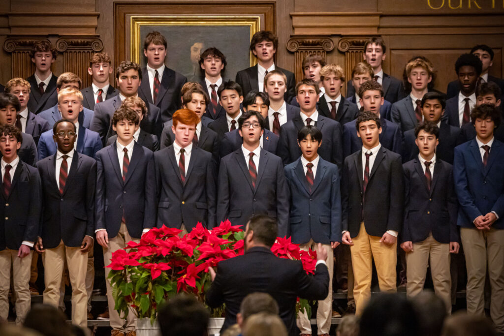 Roxbury Latin Glee at RL Holiday Concert